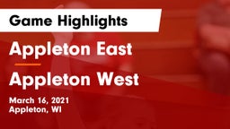 Appleton East  vs Appleton West  Game Highlights - March 16, 2021