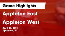 Appleton East  vs Appleton West  Game Highlights - April 10, 2021