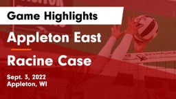 Appleton East  vs Racine Case Game Highlights - Sept. 3, 2022