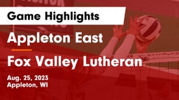 Appleton East  vs Fox Valley Lutheran  Game Highlights - Aug. 25, 2023