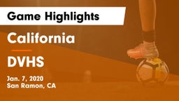 California  vs DVHS Game Highlights - Jan. 7, 2020