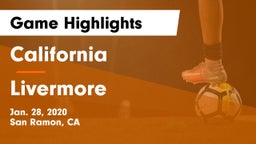 California  vs Livermore  Game Highlights - Jan. 28, 2020