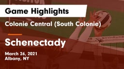 Colonie Central  (South Colonie) vs Schenectady  Game Highlights - March 26, 2021