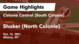 Colonie Central  (South Colonie) vs Shaker  (North Colonie) Game Highlights - Oct. 13, 2021