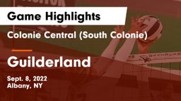 Colonie Central  (South Colonie) vs Guilderland  Game Highlights - Sept. 8, 2022