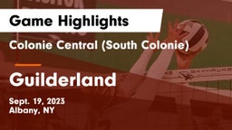 Colonie Central  (South Colonie) vs Guilderland  Game Highlights - Sept. 19, 2023