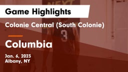 Colonie Central  (South Colonie) vs Columbia  Game Highlights - Jan. 6, 2023