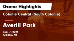 Colonie Central  (South Colonie) vs Averill Park  Game Highlights - Feb. 7, 2023