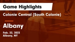 Colonie Central  (South Colonie) vs Albany  Game Highlights - Feb. 22, 2023