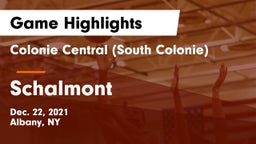 Colonie Central  (South Colonie) vs Schalmont  Game Highlights - Dec. 22, 2021