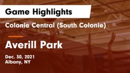 Colonie Central  (South Colonie) vs Averill Park  Game Highlights - Dec. 30, 2021