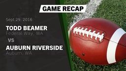 Recap: Todd Beamer  vs. Auburn Riverside  2016