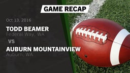 Recap: Todd Beamer  vs. Auburn Mountainview  2016