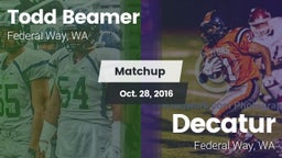 Matchup: Todd Beamer High vs. Decatur  2016