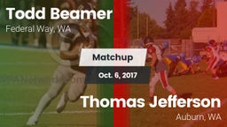 Matchup: Todd Beamer High vs. Thomas Jefferson  2017