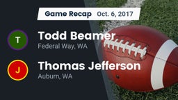 Recap: Todd Beamer  vs. Thomas Jefferson  2017
