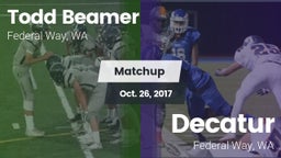 Matchup: Todd Beamer High vs. Decatur  2017