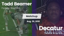 Matchup: Todd Beamer High vs. Decatur  2018