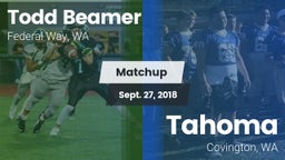 Matchup: Todd Beamer High vs. Tahoma  2018