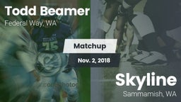 Matchup: Todd Beamer High vs. Skyline  2018