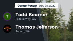 Recap: Todd Beamer  vs. Thomas Jefferson  2022