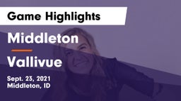 Middleton  vs Vallivue  Game Highlights - Sept. 23, 2021