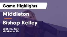 Middleton  vs Bishop Kelley  Game Highlights - Sept. 25, 2021