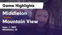 Middleton  vs Mountain View  Game Highlights - Sept. 7, 2022