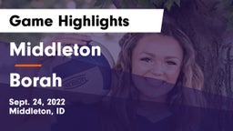 Middleton  vs Borah  Game Highlights - Sept. 24, 2022