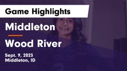 Middleton  vs Wood River  Game Highlights - Sept. 9, 2023