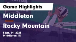 Middleton  vs Rocky Mountain  Game Highlights - Sept. 14, 2023