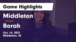 Middleton  vs Borah  Game Highlights - Oct. 14, 2023