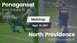 Matchup: Ponaganset High vs. North Providence  2017
