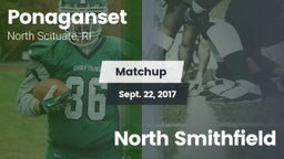Matchup: Ponaganset High vs. North Smithfield 2017