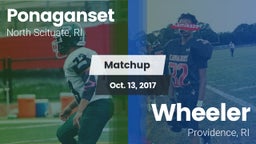 Matchup: Ponaganset High vs. Wheeler 2017