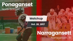 Matchup: Ponaganset High vs. Narragansett  2017