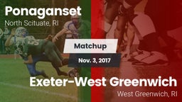 Matchup: Ponaganset High vs. Exeter-West Greenwich  2017