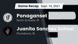 Recap: Ponaganset  vs. Juanita Sanchez School 2021