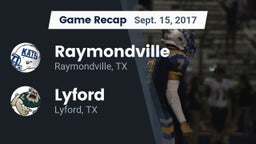 Recap: Raymondville  vs. Lyford  2017