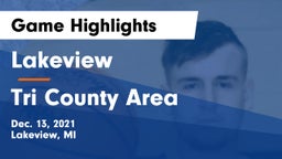 Lakeview  vs Tri County Area  Game Highlights - Dec. 13, 2021