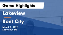Lakeview  vs Kent City  Game Highlights - March 7, 2022