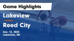 Lakeview  vs Reed City  Game Highlights - Jan. 13, 2023