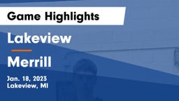 Lakeview  vs Merrill  Game Highlights - Jan. 18, 2023
