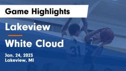 Lakeview  vs White Cloud  Game Highlights - Jan. 24, 2023