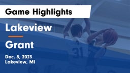 Lakeview  vs Grant  Game Highlights - Dec. 8, 2023