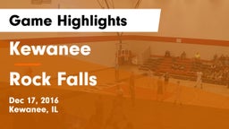 Kewanee  vs Rock Falls  Game Highlights - Dec 17, 2016