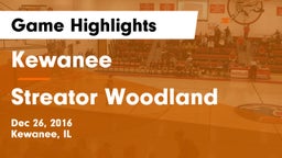 Kewanee  vs Streator Woodland Game Highlights - Dec 26, 2016