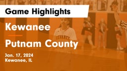 Kewanee  vs Putnam County  Game Highlights - Jan. 17, 2024