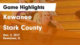 Kewanee  vs Stark County Game Highlights - Dec. 2, 2017