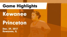 Kewanee  vs Princeton Game Highlights - Dec. 29, 2017